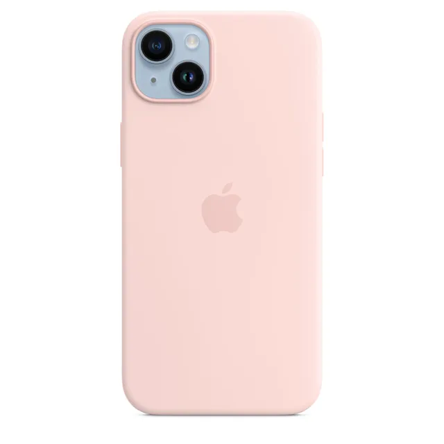 Apple iPhone 14 Plus Silikon Case MagSafe Kalkrosa