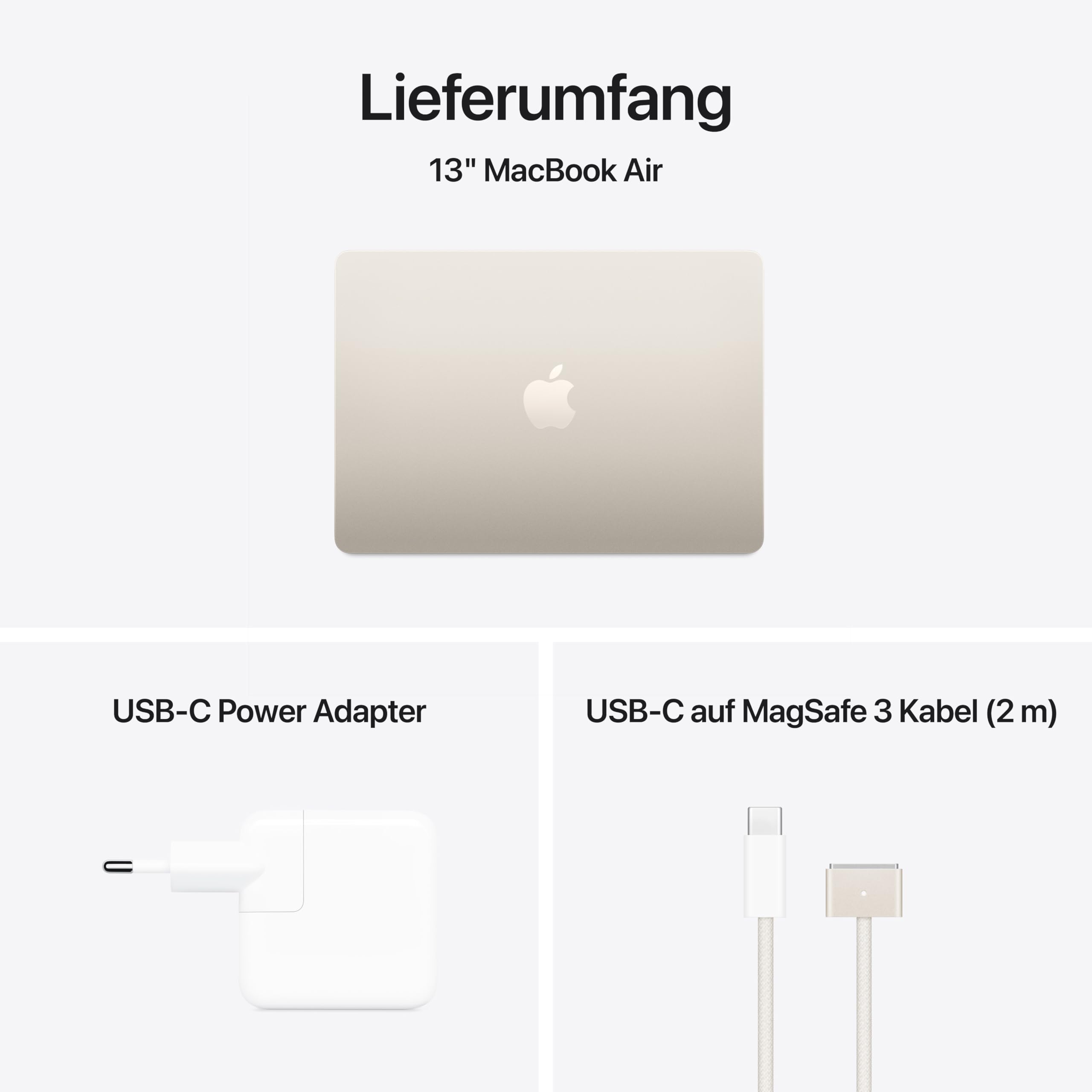 Apple MacBook Air 13 M4 Laptop 16GB 256GB Polarstern