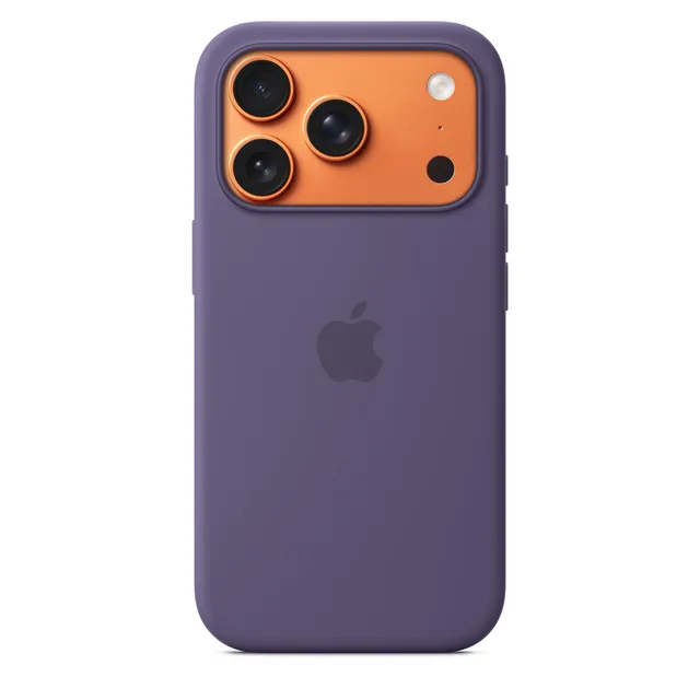 Apple iPhone 17 Pro Silikon Case MagSafe Nebelviolett