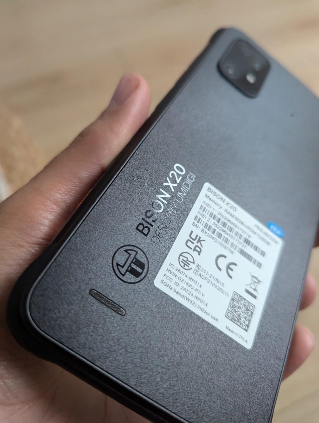 UMIDIGI BISON X20 Smartphone 128GB Outdoor-Handy IP68