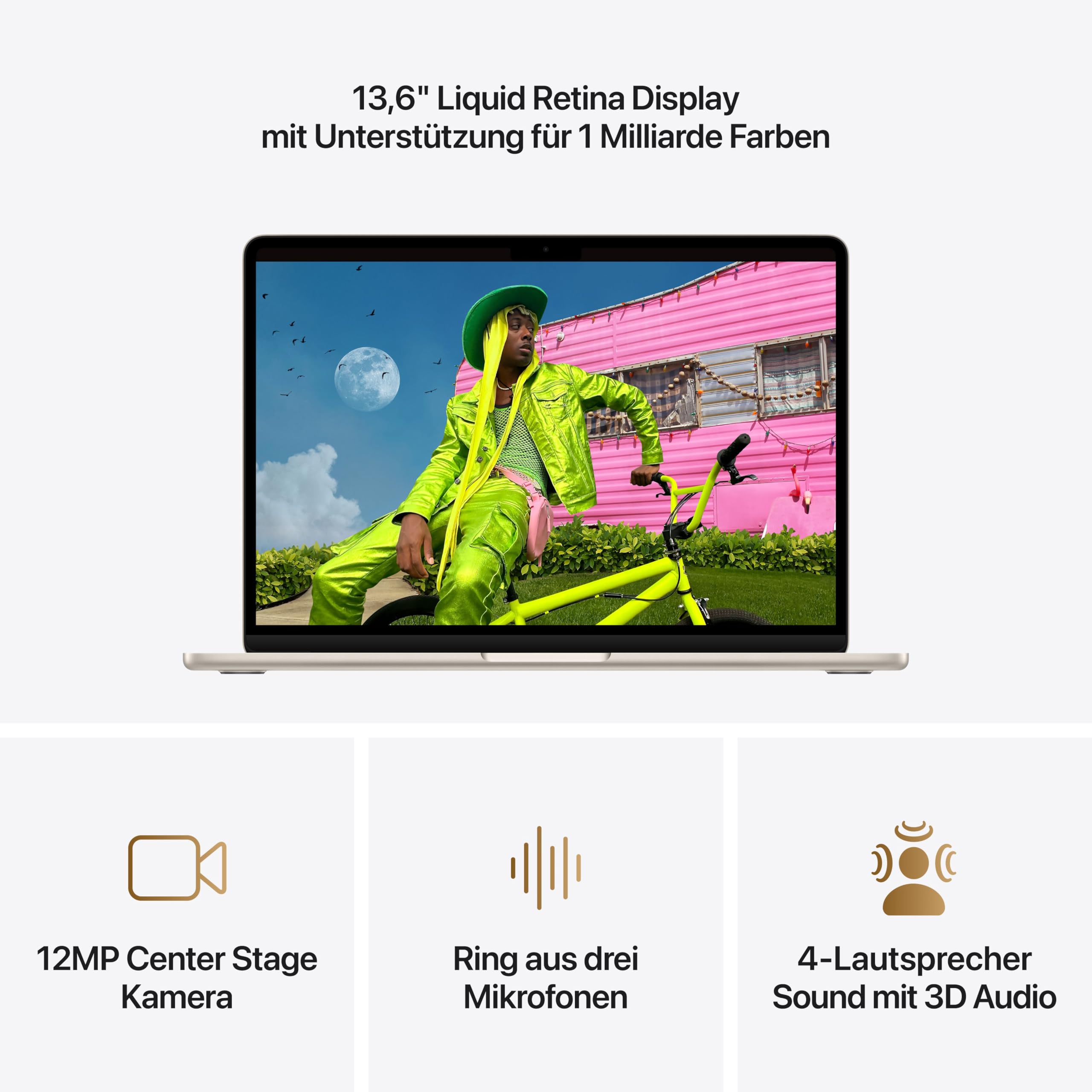 Apple MacBook Air M5 13,6" 24GB 1TB Polarstern Laptop