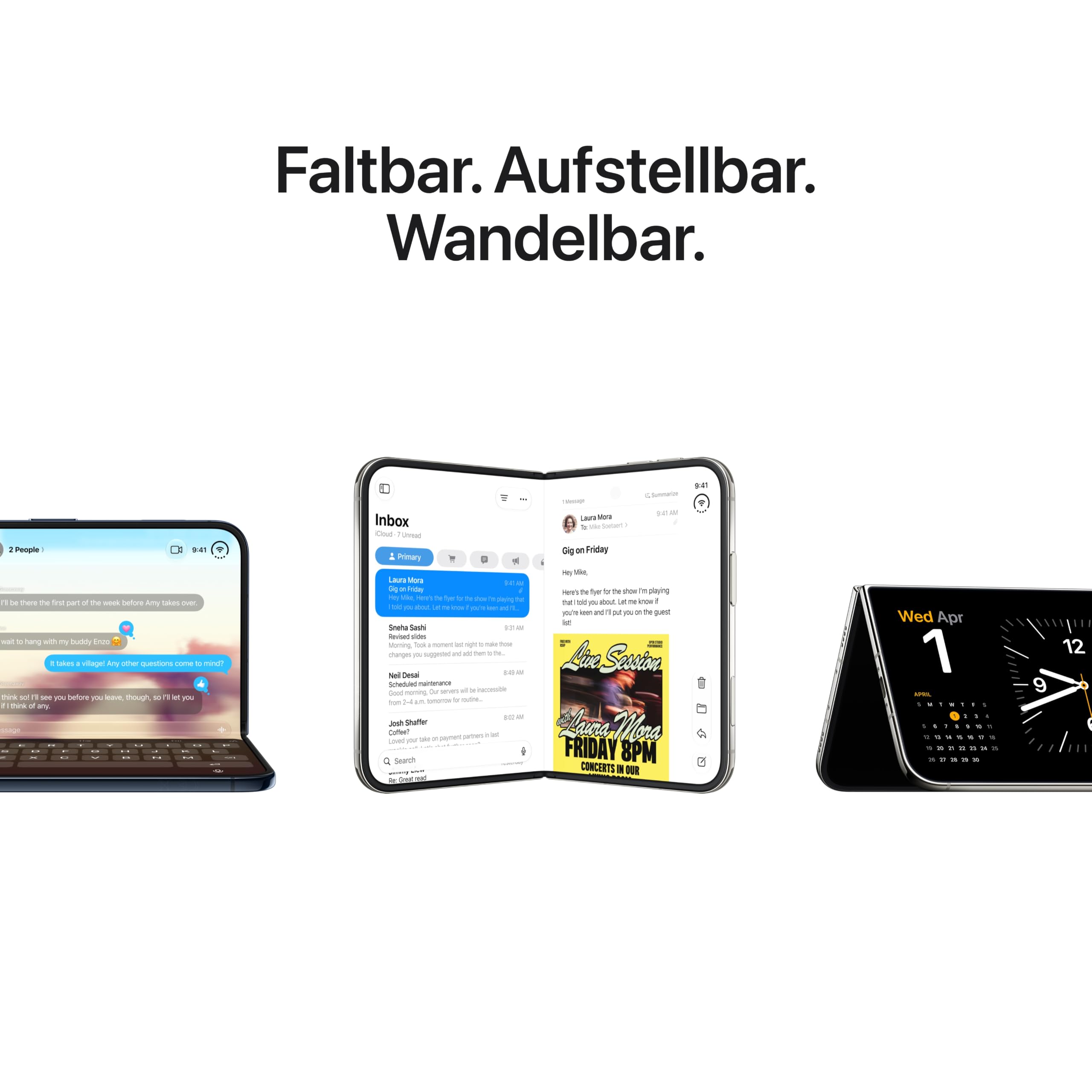 Apple iPhone Duo 512GB Nachthimmel Smartphone faltbar