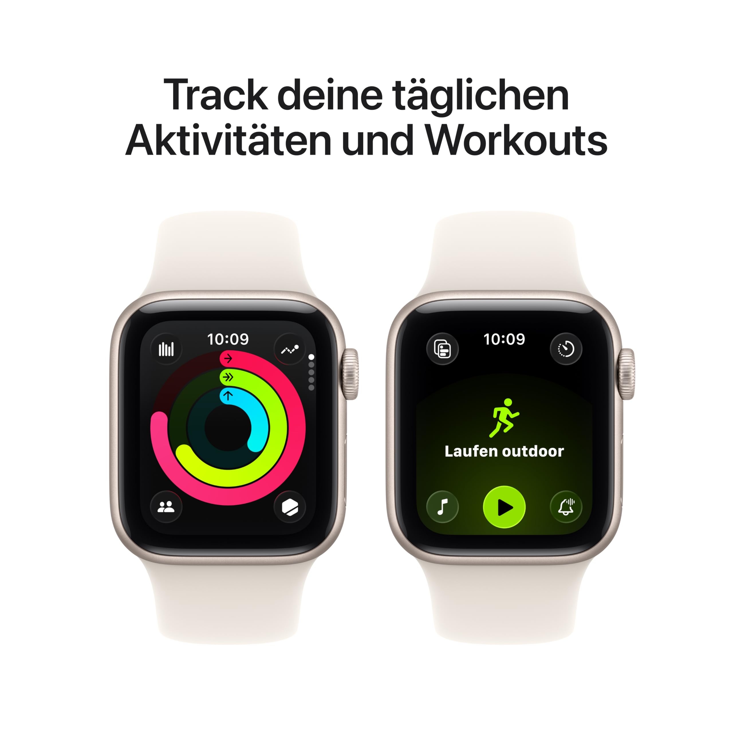 Apple Watch SE 3 GPS 40 mm Smartwatch Polarstern M/L