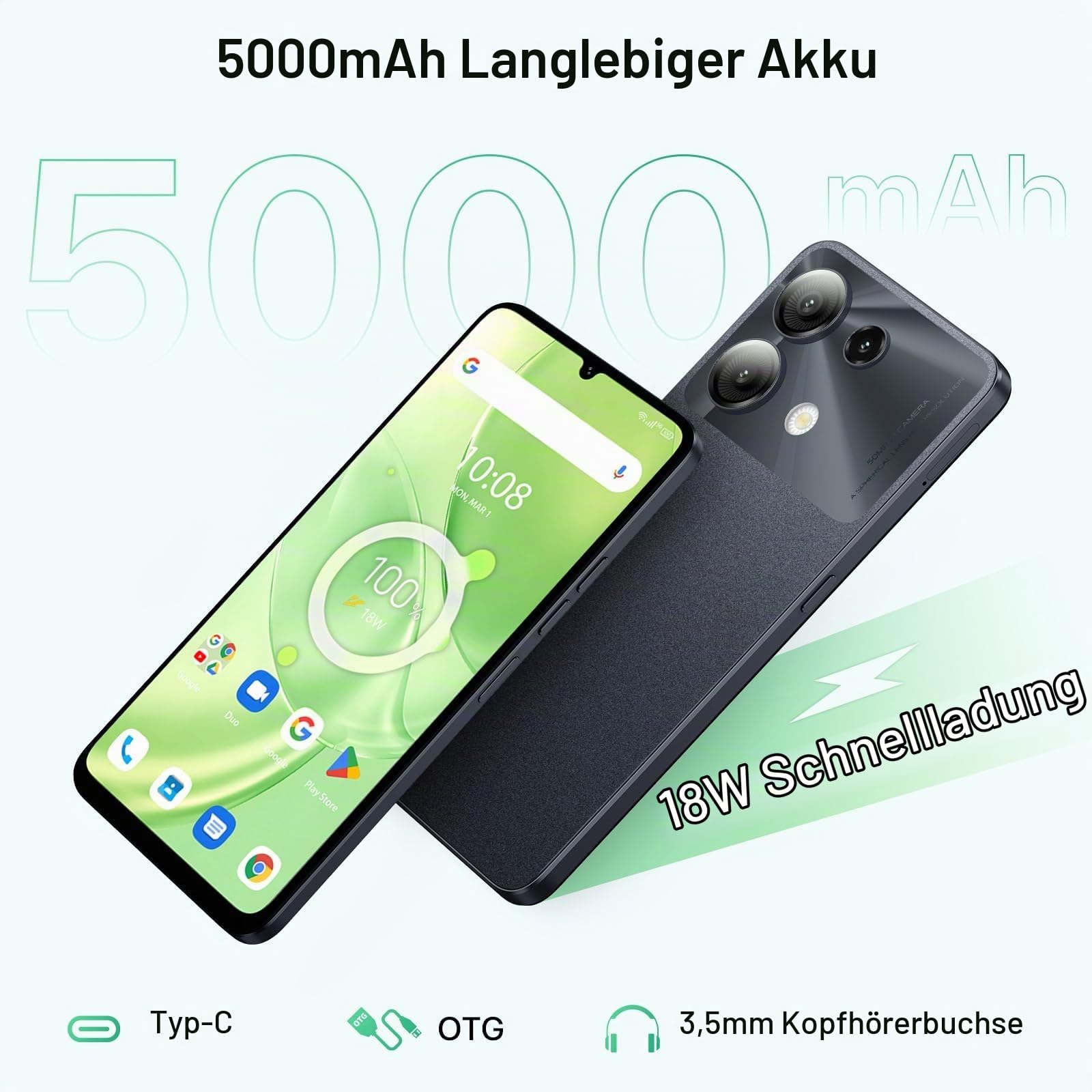 UMIDIGI G9 5G Smartphone 6,75 Zoll 12GB+128GB 50MP