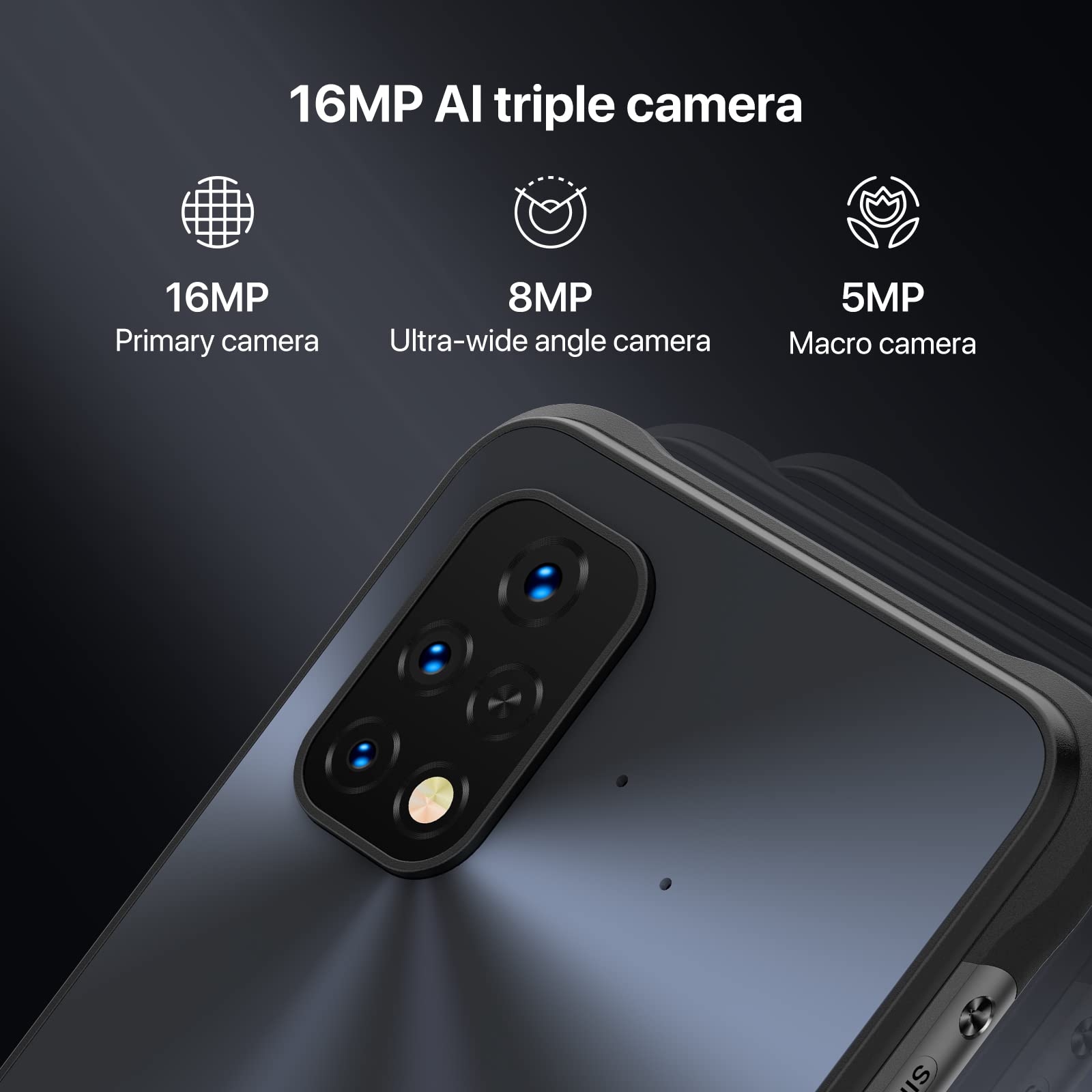 Umidigi BISON X10S Outdoor Smartphone 4GB 32GB Grau