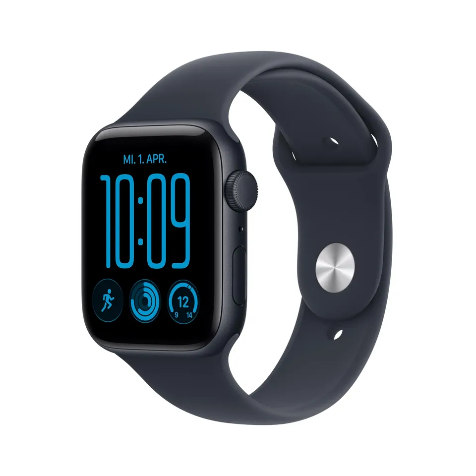 Apple Watch SE 3 GPS 44mm Smartwatch Mitternacht Aluminium